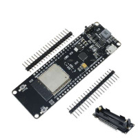 ESP32 Development Board su 18650 beterijos priedėliu