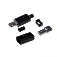 Micro USB kištukas lituojamas
