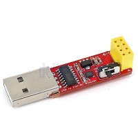 USB į TTL adapteris ESP-01 moduliui su režimų mygtuku