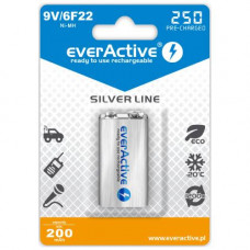 Pakraunama baterija everActive 6F22/9V Ni-MH 250 mAh