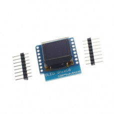 Wemos D1 mini 0.66" OLED priedėlis baltas